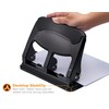 Bostitch Office EZ Squeeze 40 Sheet 3-Hole Punch, Heavy Duty,