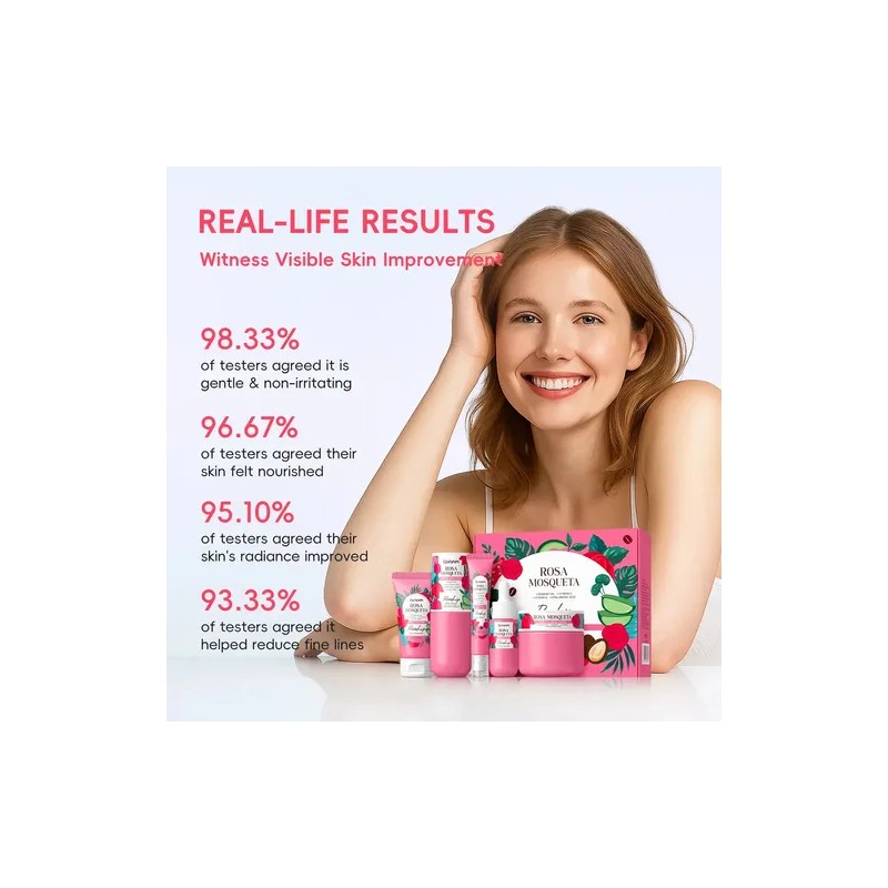 Set Quiyum Cuidado Cutis Hidratación Brillo, 5 Unidades . ,,