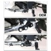 Xitomer Rearward Foot peg Lowering Kit Fit for DR650 1996-2016