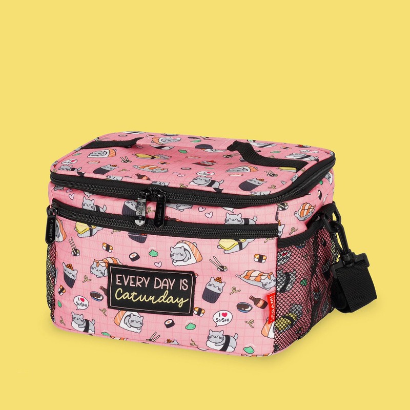 Legami - Borsa termica per il pranzo, tema Sushi Cat,