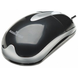 Manhattan, USB MH3 Classic Optical Mouse with Three Buttons and Scroll Wheel, 800 dpi