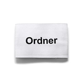 Sportacular Gear Folder Armband Sets (5 or 10 Pieces) with Velcro Fastening, White, Individually Adjustable, Folder Armband (10)