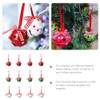 JOINPAYA 12Pcs Christmas Jingle Bells: Cutouts Metal Decorative Bow Bells