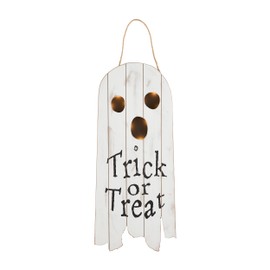 Mud Pie Ghost Wood Led Door Hanger