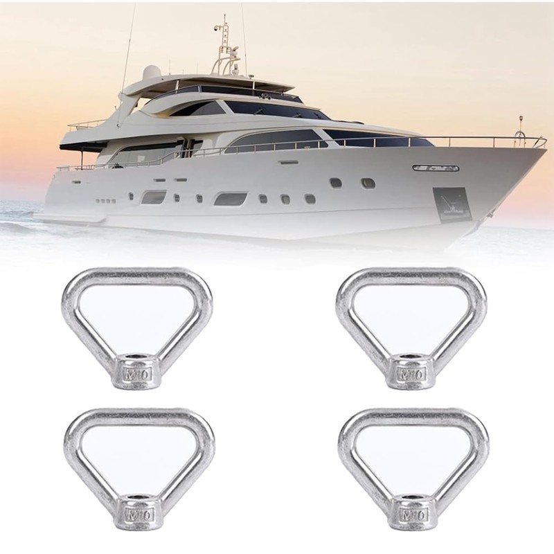 4pcs Eye Nut Lifting Eye Nut Stainless Steel Lifting Eye