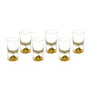 Godinger Gold Shot Glasses, Glass Shooters 0.5oz, Set of 6