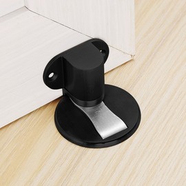 Joyonghanjip No-Drill Magnetic Interior Door Stopper Black 2ea