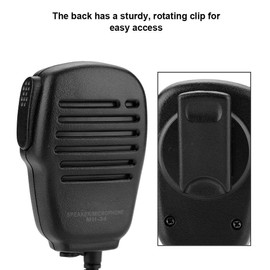 PUSOKEI Shoulder Microphone for 2-Way Wireless Speaker for Vertex VX-1R, VX-2R, VX-3R, VX-5R, FT-50, FT-60, FT-10R, FT-40R, FT-50R, FT-51R, FT-60R, VX-10, VX-14, VX-17 etc