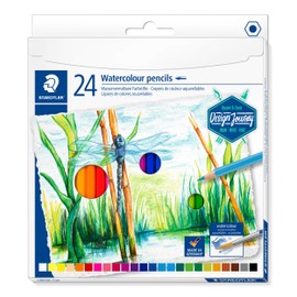 Staedtler Design Journey 14610C Box of 24 Assorted Watercolour Pencils