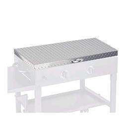 Flybold Griddle Cover 28" For Blackstone Grill Flat Top Polished Diamond Plate