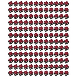 Silver Cup Pool Cue Chalk - Burgundy -Twelve Dozen