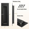 HBL' Pocket Door Hardware Set – 2 Recessed Flush Finger