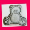 Set of 3 Cookie Teddy Bear Themed Cookie Cutters