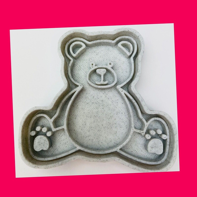 Set of 3 Cookie Teddy Bear Themed Cookie Cutters