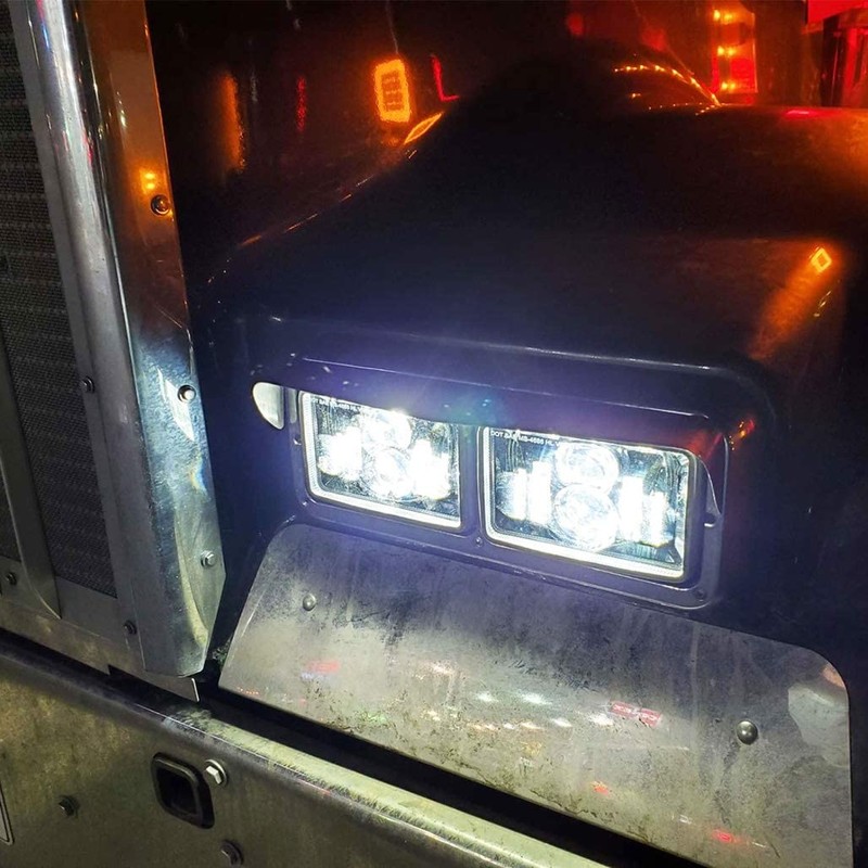 Z-OFFROAD 2pcs 60W 4x6 LED Headlights DOT Approved H4656 H4651