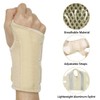 HYCOPROT Wrist Support with Metal Splint, Adjustable Breathable Wrist Brace
