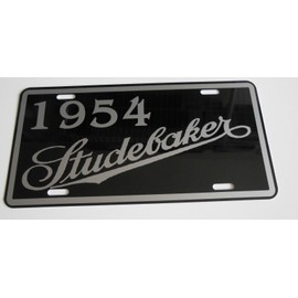 1954 54 Studebaker Metal License Plate TAG 6X12 Truck Wagon STARLINER Champion President Avanti Commander Golden Hawk Hot Rod Custom Classic Collection Novelty Garage Man Cave Wall Art Sign Gift