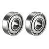 sourcing map Deep Groove Ball Bearing 6201Z Double Shield 12