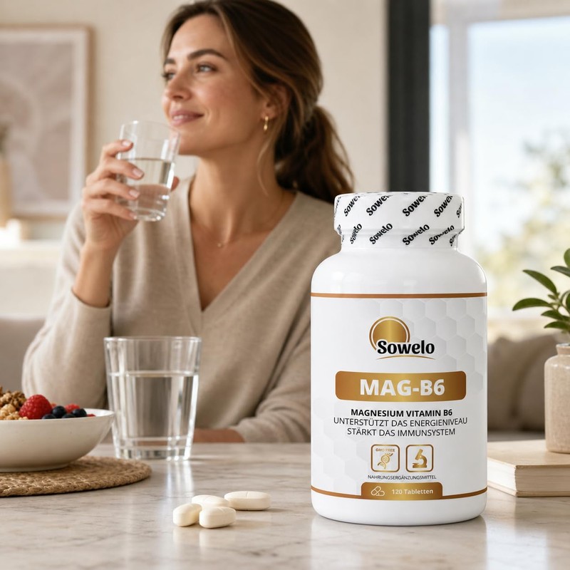 Magnesium 375 mg + Vitamin B6 - High Dose -