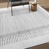 Wonnitar Washable Striped Runner Rug 2'6"x8', Non-Slip Berber Stripe Hallway
