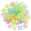 100Pcs Stars Glow in The Dark Luminous Fluorescent Plastic Wall