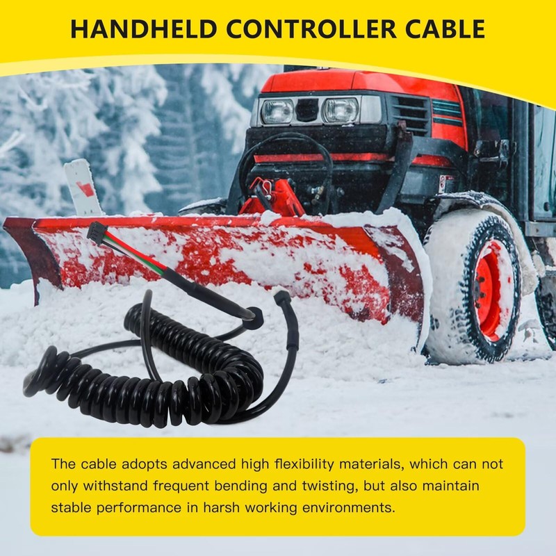 GRABOTE #96464 9 Button 4-Pin Square Snow Plow 4 Pin