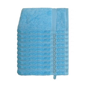Julie Julsen Pack of 10 Face Cloths 23 Colours Available Soft and Absorbent 500gsm Öko Tex Light Blue 15 x 21 cm
