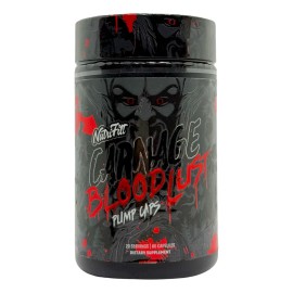 Carnage Bloodlust Pump 80 Cpsulas Oxido Nitrico Nutrifitt Sin Sabor