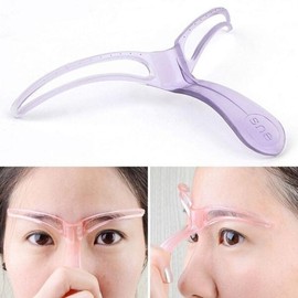 Half Club/Celler Hub / 하프클럽/셀러허브_여성트랜드패션틀 여성 눈썹가이드틀 반투명 모양 대칭 정리