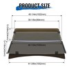 HECASA Tinted Windshield Compatible with 2014+ EZGO TXT Golf Cart