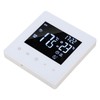 White Intelligent Thermostat Touch Screen 16A LCD Display Smart Temperature