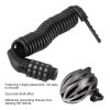 L&T Candado Para Casco De Motocicleta Cerradura De Cable Pequeño
