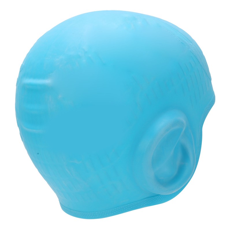 High Elasticity Children Silicone Swimming Cap 3D Ear Protection Swimming