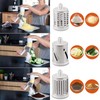 Cheese Grater, Manual Drum Grater with 3 Removable Drum Blades,