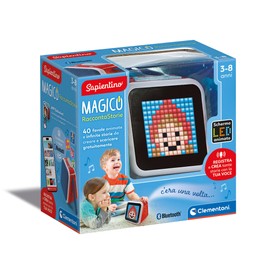 Clementoni Sapientino Magic Illustrated Stories - Pixel Screen Storyteller, Classic Storytelling, Children's Stories, Educational Game 3 Years, Interactive Audio Stories,