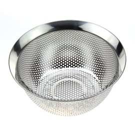 Pearl Metal Simple Wear Stainless Steel Punching Colander 8.3 inches (21 cm) HW-7353