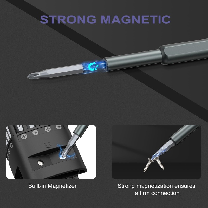 OQIMAX Precision Screwdriver Set 46-in-1 Mini Screwdriver with 42 Magneitc