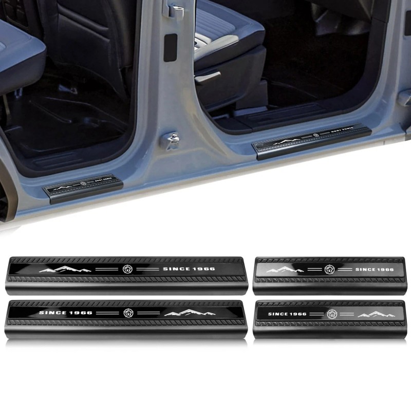 AUFER Fit For 2021-2025 Ford Bronco 4 Door Sill Edge