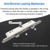 ALLYWASAI Sliding Patio Door Handle Set with Mortise Lock, Suitable