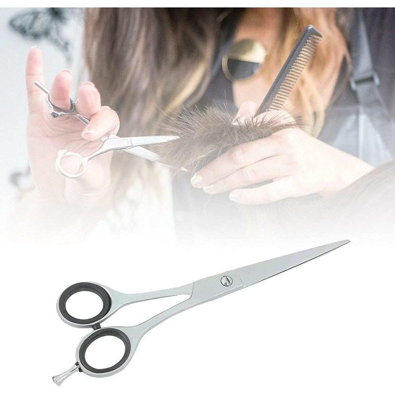 Professional Thinning Scissors, Sharp Hairdressing Scissors with Adjustment Screw, Barber