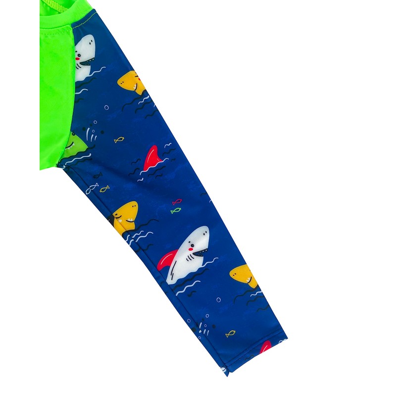 6016 Kinder T Shirt mit UV Schutz, Langarm Badeanzug, Surfen,