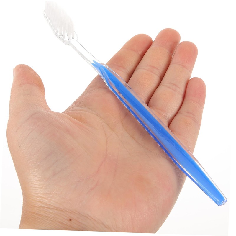 ULTECHNOVO 50pcs Reusable Travel Toothbrushes Soft Bristles for Camping and