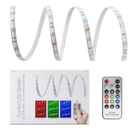 8 Meter LED RGB Strip Light kit 30 LEDs/metre/IP65 + Controller + 17 Keys Remote + 6 A Power Supply