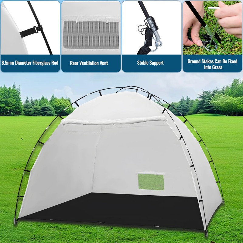 Portable Paint Booth Tent 10x6x6.5FT,Extra Large Paint Booth with Waterproof