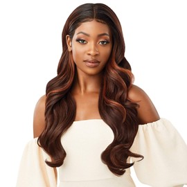 Outre melted Hairline Lace Front Wig Frontal Effect Hairline HD Transparent Lace SERAPHINE (1B)