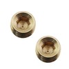 GZWZH 10PCS 1/4inch Hexagonal Threaded Plug All Copper Pipe End