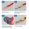 1000pcs E1008 Insulated Ferrules Terminal Copper PVC Pin Cord End