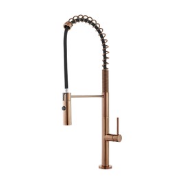 Swiss Madison Well Made Forever SM-KF72RG Chalet Single Handle, Pull-Down Kitchen Faucet in Rose Gold