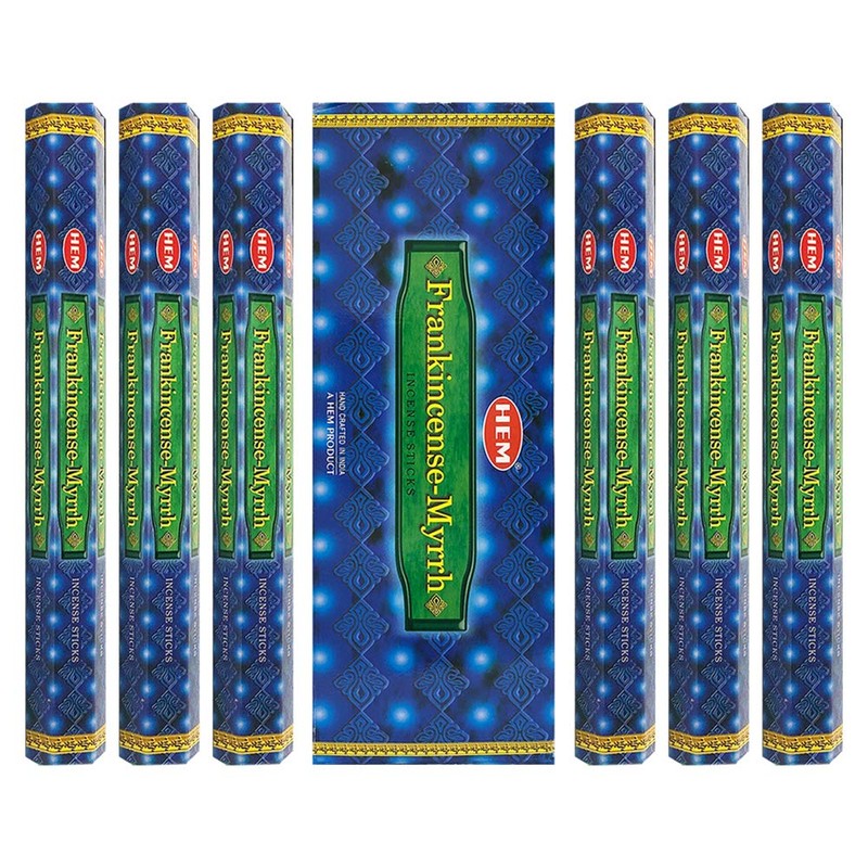 Frankincense and Myrrh Incense Sticks and Incense Stick Holder Bundle