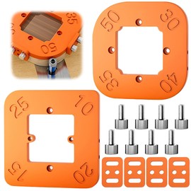 Set of 2 Milling Template Radius Stencils Corner Milling Template R10 R15 R20 R25 R30 R35 R40 R50, 4 in 1 Positioning Tool for Woodworking, Tool DIY